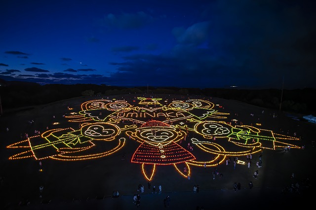 海の中道海浜公園　うみなかキャンドルナイト2024