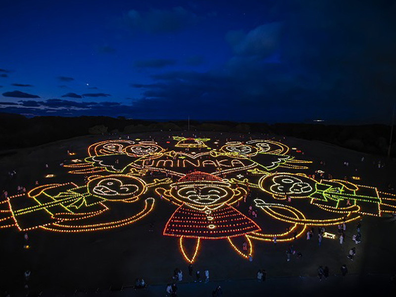 海の中道海浜公園「うみなかキャンドルナイト2024」