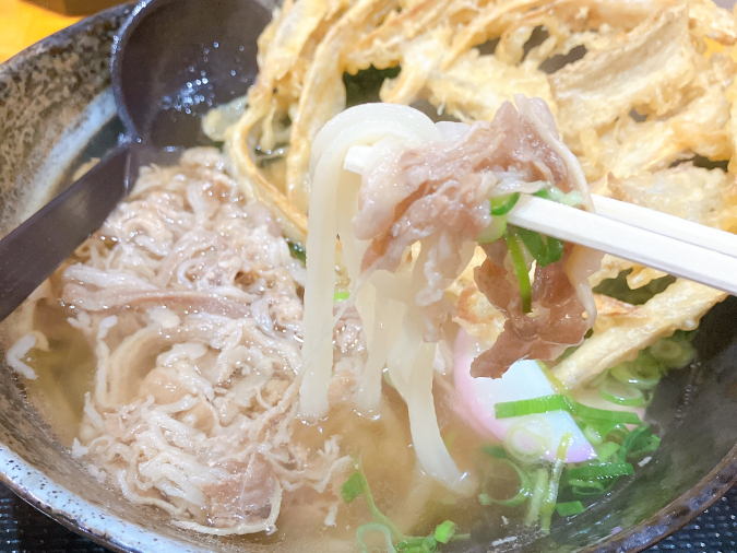 うどん真之介　肉うどん