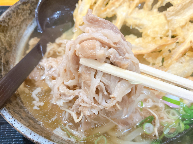 うどん真之介　肉うどん