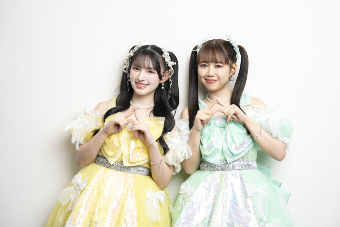 超ときめき♡宣伝部　菅田愛貴さん（超ときめき♡レモン担当）／吉川ひよりさん（超ときめき♡グリーン担当）