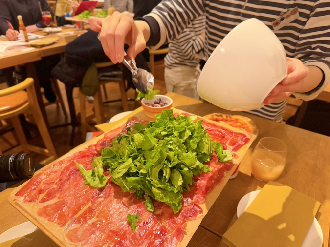 ワインの酒場。Di PUNTO 福岡天神店　野菜トッピング