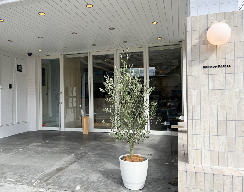 GOOD UP COFFEE（グッドアップコーヒー）／福岡市中央区白金　お店の外観
