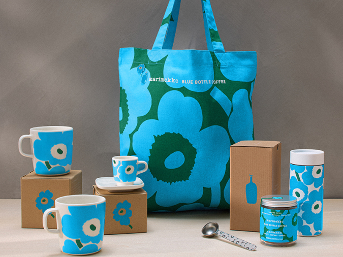 「ブルーボトルコーヒー 福岡天神カフェ」×「marimekko（マリメッコ）」コラボ