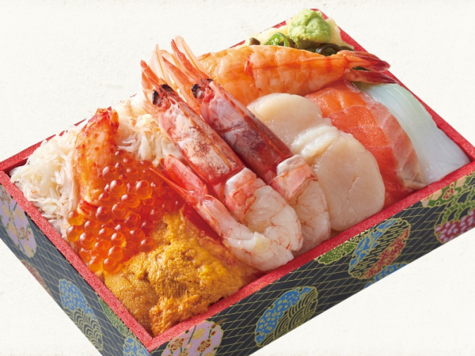 三越 初夏の北海道展／浜形水産「海宝弁当」