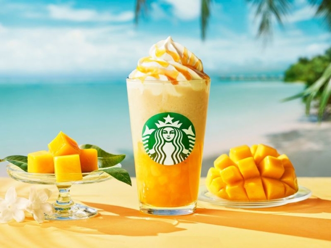 スターバックス　オリエンタル マンゴー & ティー フラペチーノ