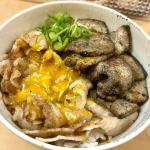 肉ランチまとめ　豚マニア　豚マニア丼卵