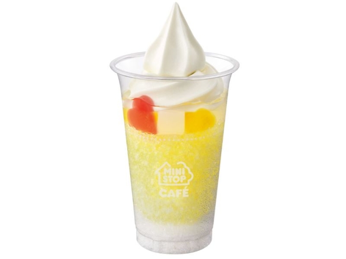 ミニストップ　ハロハロ　パチパチレモンスカッシュ