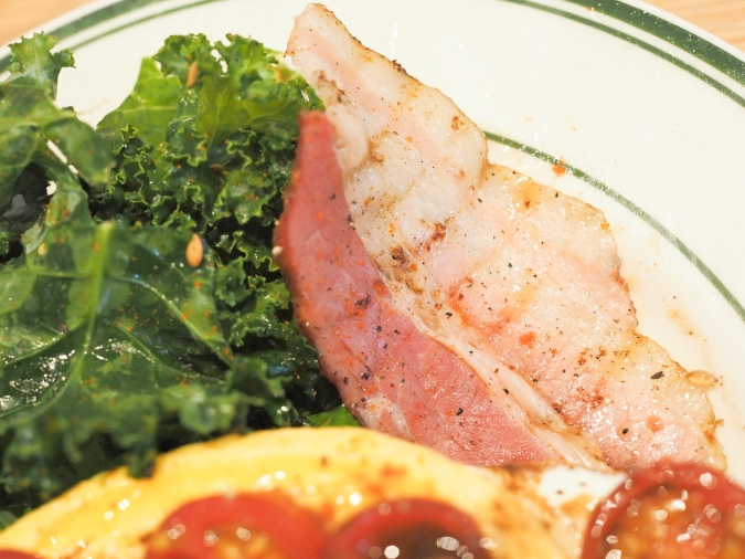 OBC　モーニングメニュー　ベーコン