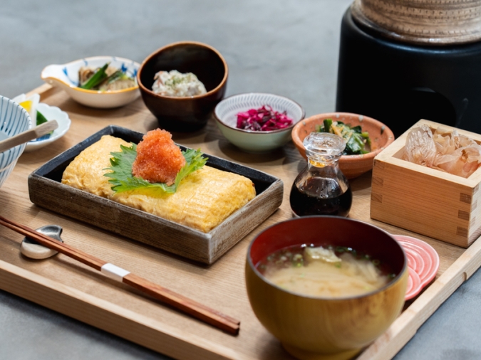 食堂おわん 明太玉子御膳
