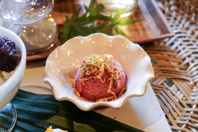 Teas&Tisanesgallery yuen湯園〜喫茶去 tuyu〜：ソルベ