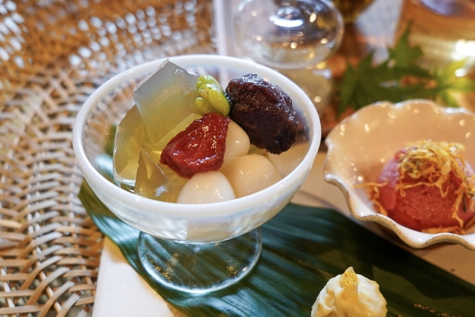 Teas&Tisanesgallery yuen湯園〜喫茶去 tuyu〜：あんみつ