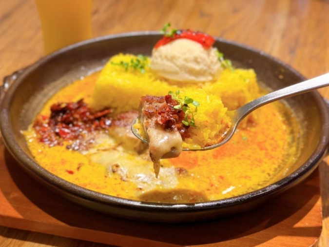 ＆スリランカ　豚肩ステーキカレー