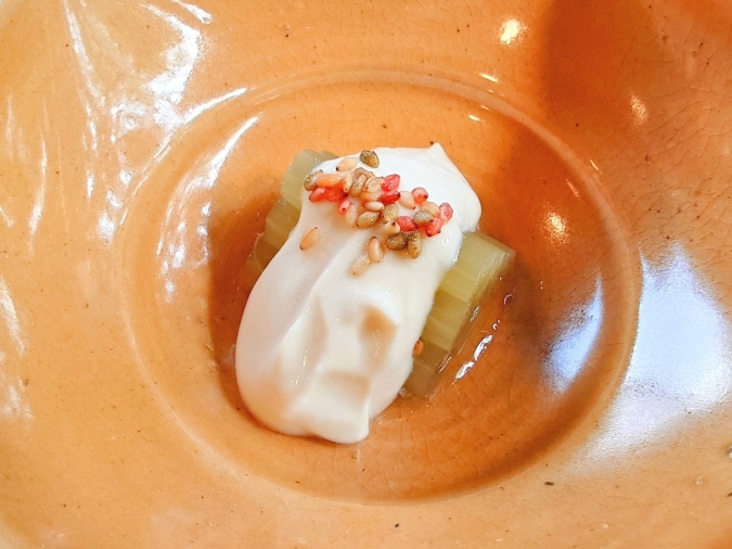 笹舟：蕗の白和え