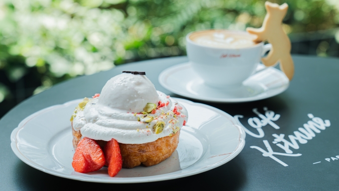 Café Kitsuné Fukuoka フレンチトースト＆ラテ