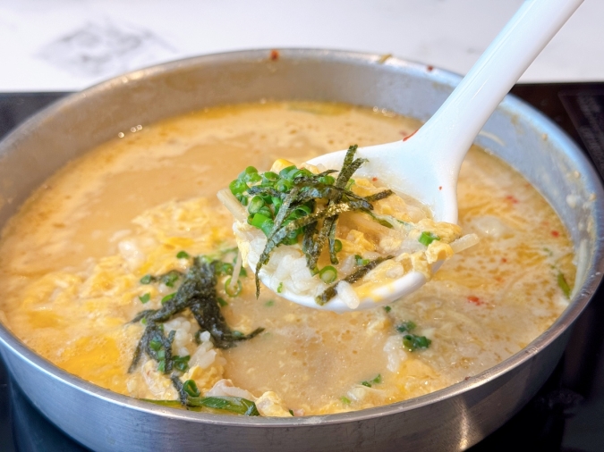 博多もつ鍋 やま中 博多店　雑炊