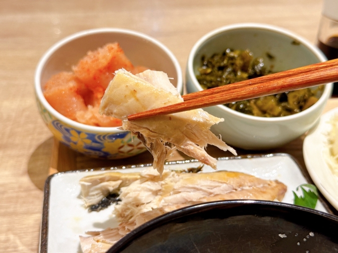 やまや食堂 MARK IS 福岡ももち　塩サバ