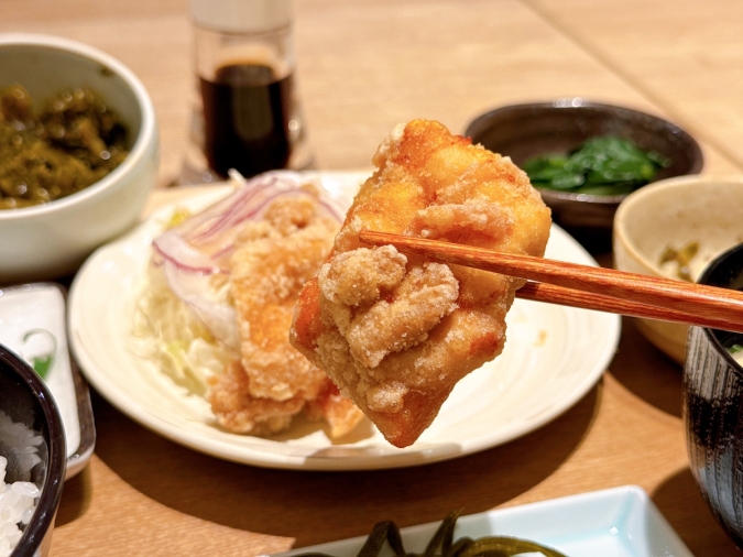 やまや食堂 MARK IS 福岡ももち　唐揚げ