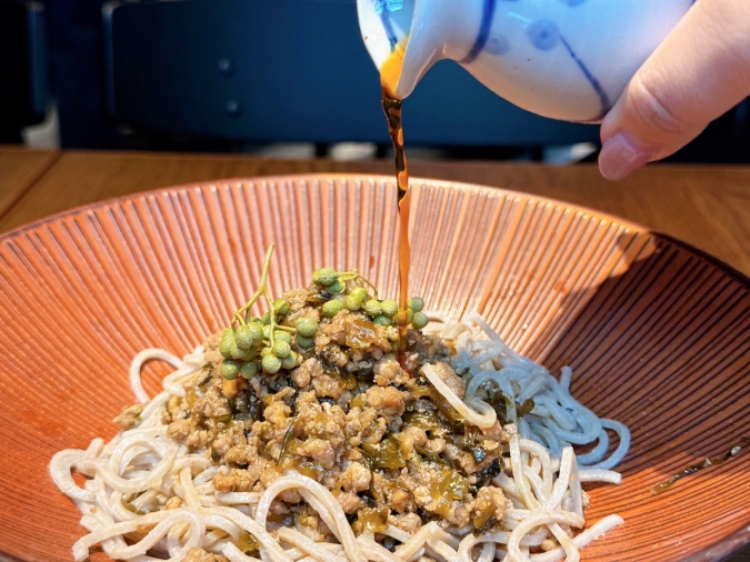 十割そば専門ダイニング『日本そば 澄十朗』　山椒そば