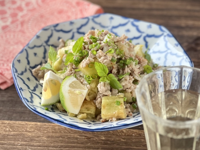 タイ風焼きナス