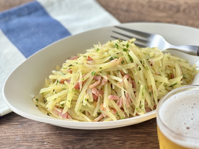 千切りじゃがいも炒め