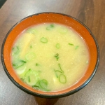 肉ランチまとめ　肉が一番　味噌汁