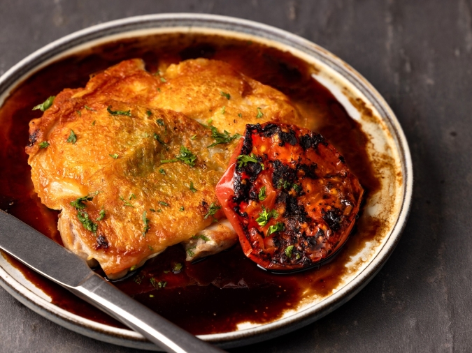 THE CITY BAKERY BAR & GRILL　博多地鶏のパリパリ焼き