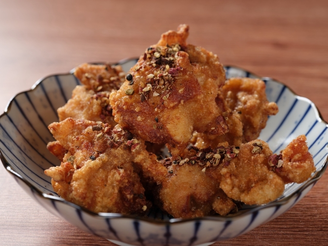 日本そば 澄十朗　山椒唐揚げ