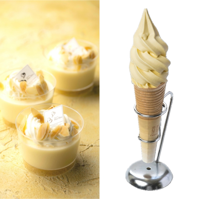 夏の北海道展　大丸福岡天神店　ヤギミルクのババロア　とうもろこしソフト