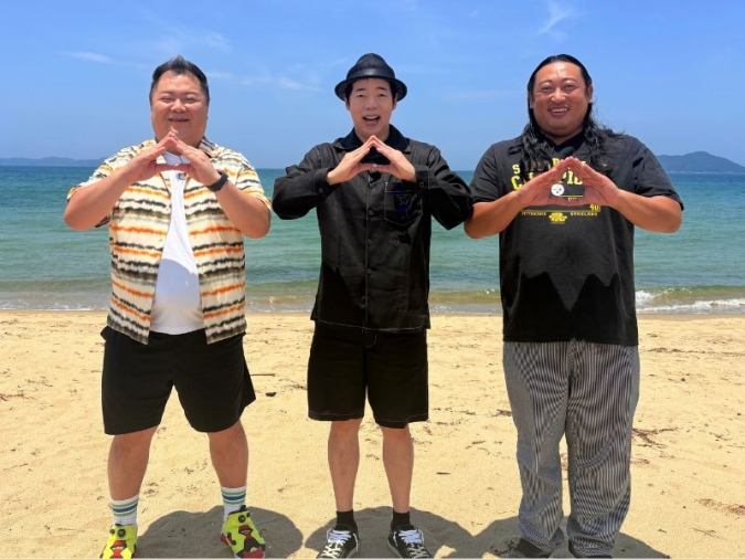 FBS福岡放送「前略 今田さん、移住するってよ」2025年7月26日（土）午後3時から放送　ARNEポーズ