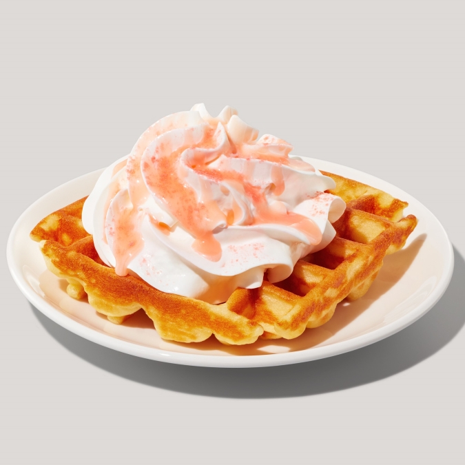 スターバックス　ヘブンリーピーチアメリカンワッフル