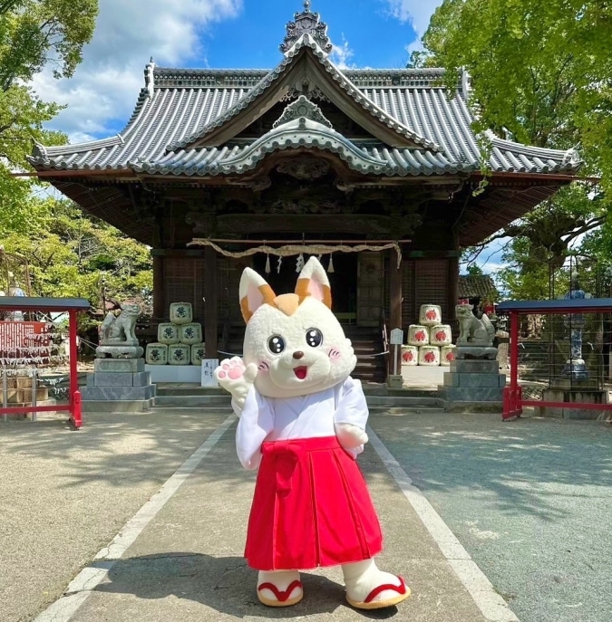 福島八幡宮 シロちゃん