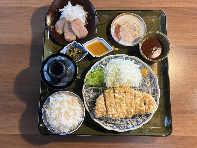 きなこ豚ロースかつ御膳 とんかつ 吉岡