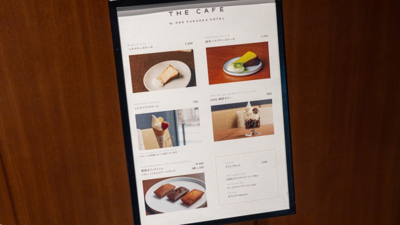 THE CAFE by ONE FUKUOKA HOTEL メニュー