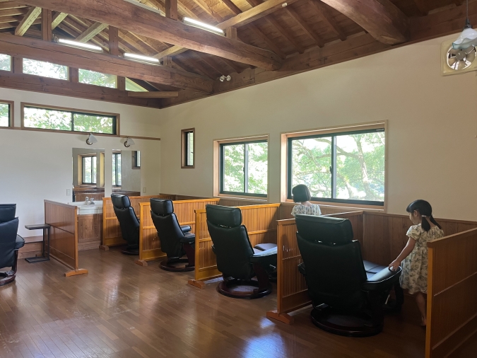 湯めぐりの宿楠水閣 露天風呂湯の禅 休憩処