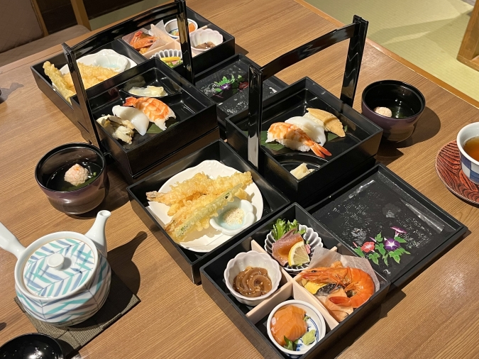 湯めぐりの宿楠水閣 松華堂ランチ