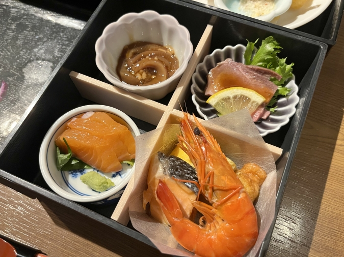 湯めぐりの宿楠水閣 松華堂ランチ