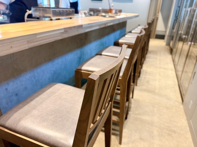 焼肉てつや　カウンター席