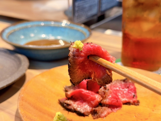 焼肉てつや　ローストビーフ