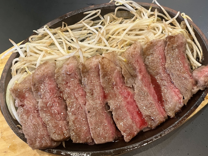 炊き肉牛ちゃん 小倉店 最高級鹿児島黒牛サーロインステーキ