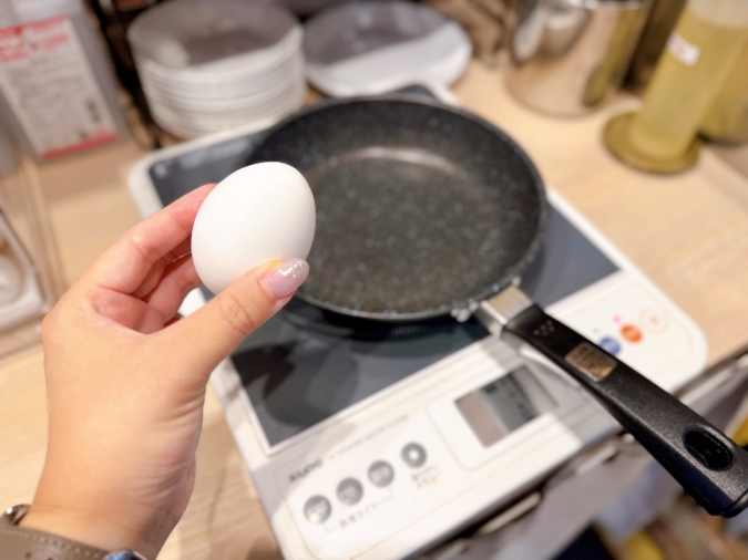 一丁目 なんから食堂　卵サービス