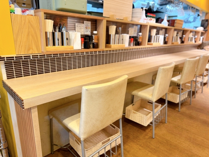 一丁目 なんから食堂　カウンター