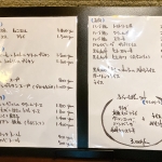 ボン・ふらいぱん　メニュー表