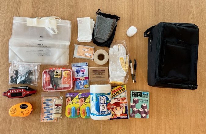 防災バッグの中身