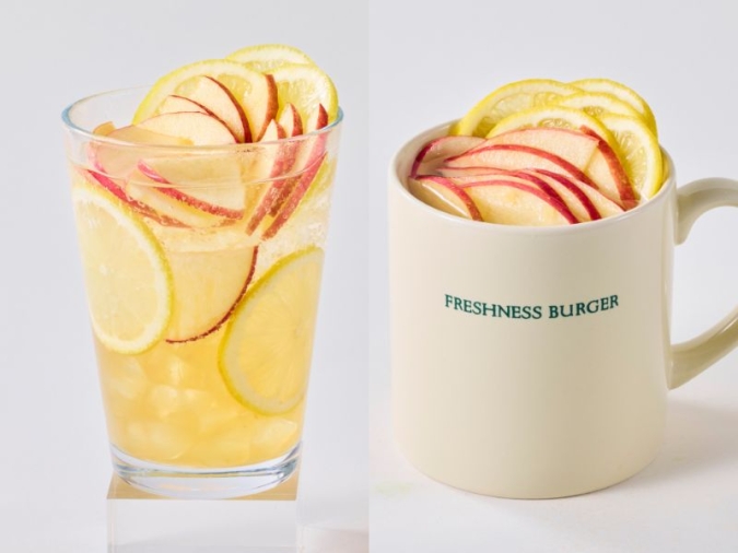 フレッシュネスバーガー　クラフトアップルジンジャーレモネード