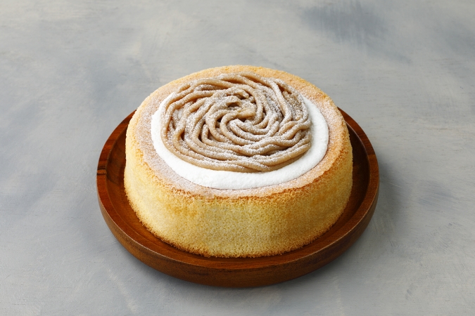 ローソン「マチのハッピー大作戦in九州」ソフトなシフォンケーキ　ホイップ＆熊本県産和栗のクリーム