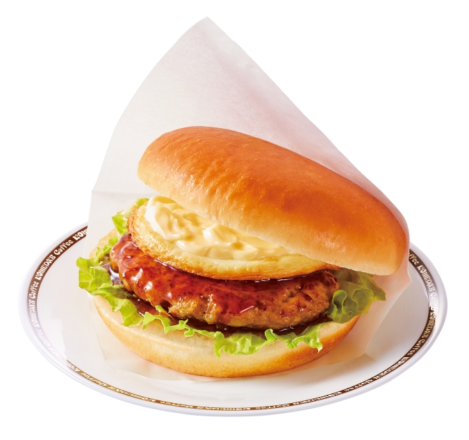 コメダ珈琲店　お月見フルムーンてりやきバーガー