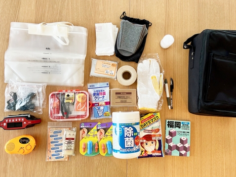 防災の日：こんまり流片づけコンサルタントの防災バッグ