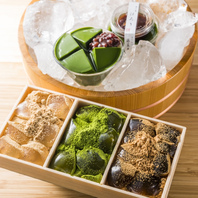 大丸福岡天神店　全国うまいもの大会　茶の露ほろり　わらび餅