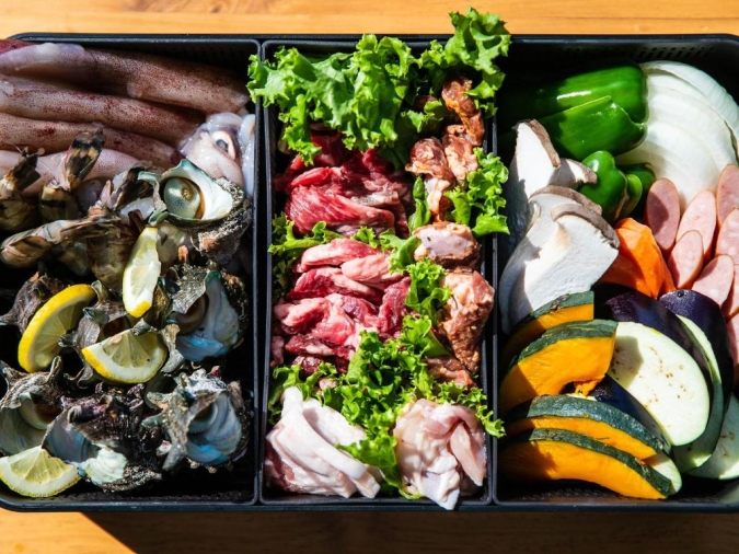 SAUNA MURO 宗像大島 BBQ食材